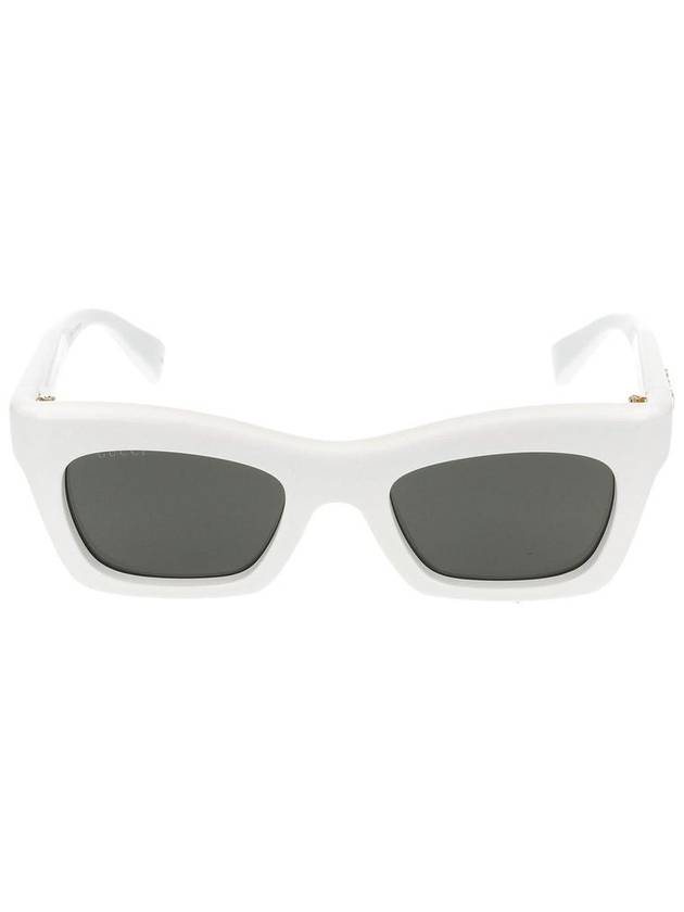 24SS Sunglasses GG1773S 002 WHITE WHITE GRAY - GUCCI - BALAAN 2