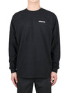 P 6 Responsibili Long Sleeve T-Shirt Black - PATAGONIA - BALAAN 3