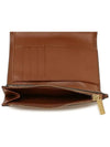 T Timeless Leather Medium Wallet Brown - TOD'S - BALAAN 5