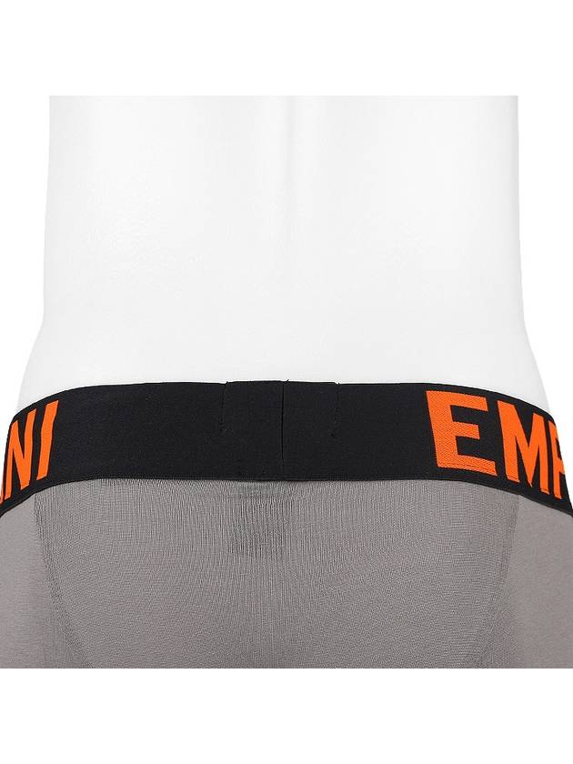 Men s Logo Trunk Briefs Gray - EMPORIO ARMANI - BALAAN 9