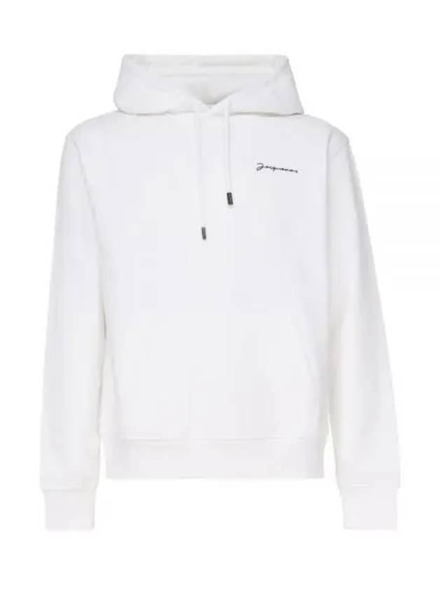 Le Brode Logo Cotton Hoodie White - JACQUEMUS - BALAAN 2