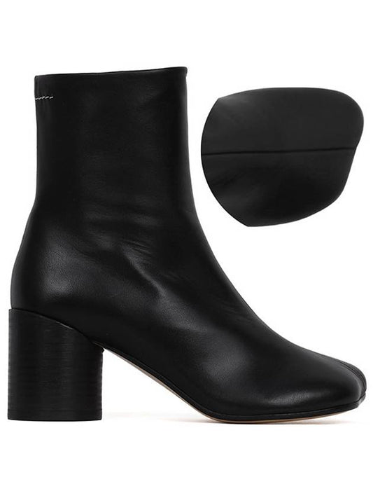 Tabi Leather Ankle Boots Black - MAISON MARGIELA - BALAAN 2