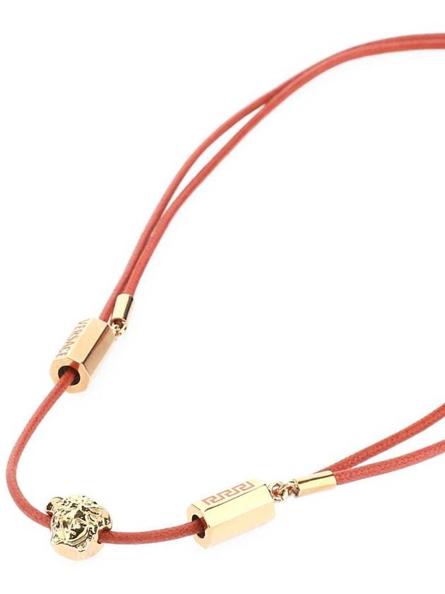 Medusa Charm Necklace Red - VERSACE - BALAAN 3