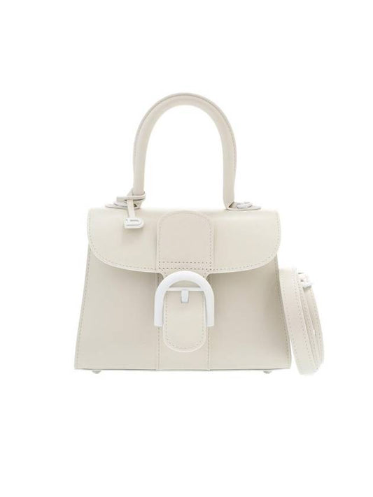 Brillant Mini Box Tote Bag Ivory - DELVAUX - BALAAN 1