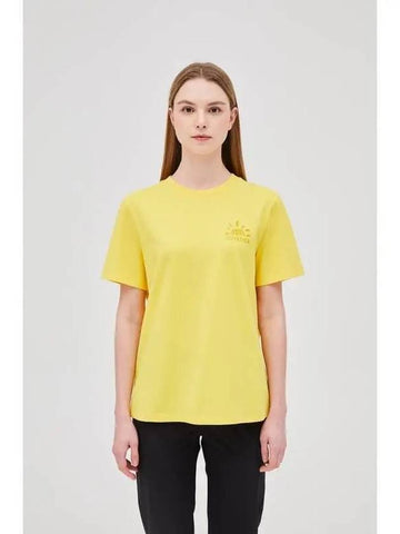 Tiny W Light Mustard Women s Short Sleeve T Shirt - DUVETICA - BALAAN 1