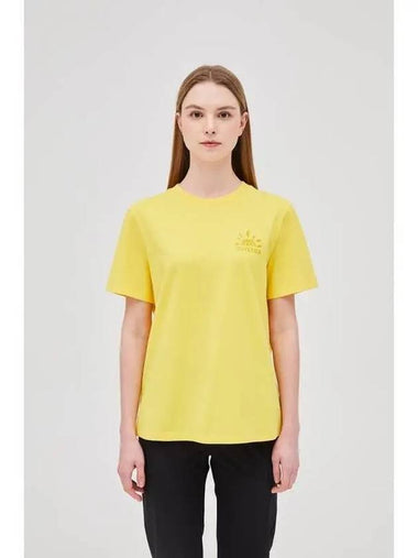 Tiny W Light Mustard Women s Short Sleeve T Shirt - DUVETICA - BALAAN 1