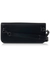 V Logo Calf Leather Cross Bag Black - VALENTINO - BALAAN 4