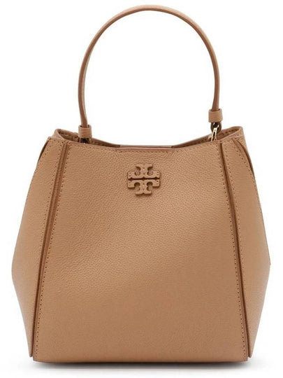 Mcgraw Logo Small Bucket Bag Brown - TORY BURCH - BALAAN 2