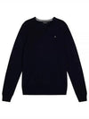 Lymann Merino V-Neck Knit Top Black - J.LINDEBERG - BALAAN 1