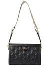 Women's GG Matelasse Leather Small Shoulder Bag Black - GUCCI - BALAAN 4