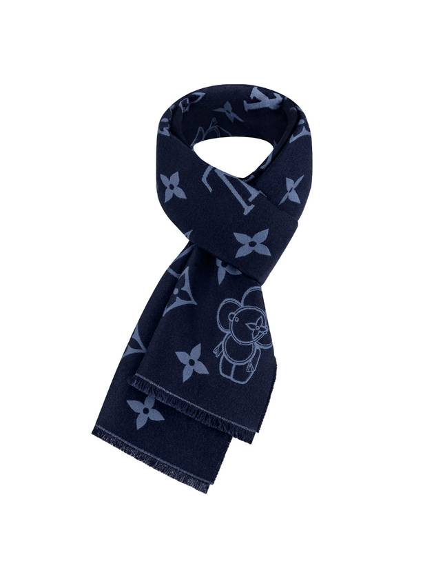 Men's Vivienne Scarf Navy - LOUIS VUITTON - BALAAN 1