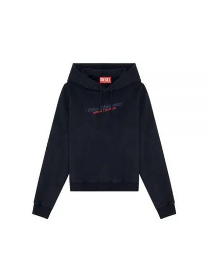 F ReGGy Hoodie Black - DIESEL - BALAAN 2