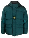 Logo Patch Reversible Padding Green - STONE ISLAND - BALAAN 2