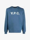 VPC Logo Crew Neck Sweatshirt Blue - A.P.C. - BALAAN 2