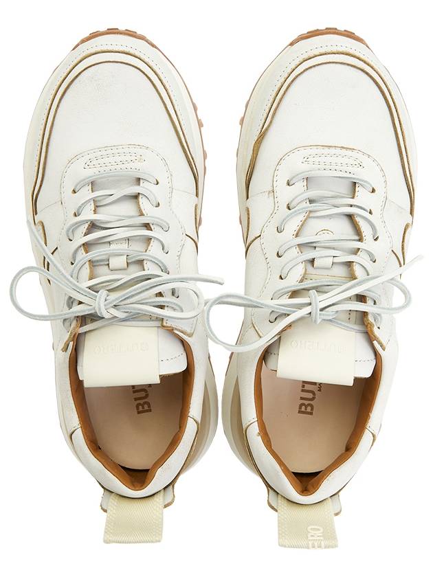 Futura Leather Low-Top Sneakers White - BUTTERO - BALAAN 3