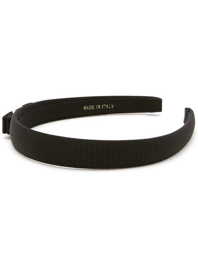 Vara Bow Headband Black - SALVATORE FERRAGAMO - BALAAN 5