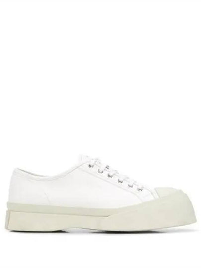 Pablo Platform Nappa Leather Low Top Sneakers Lilywhite - MARNI - BALAAN 2