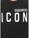 Men's Icon Logo Short Sleeve T-Shirt Black - DSQUARED2 - BALAAN 5