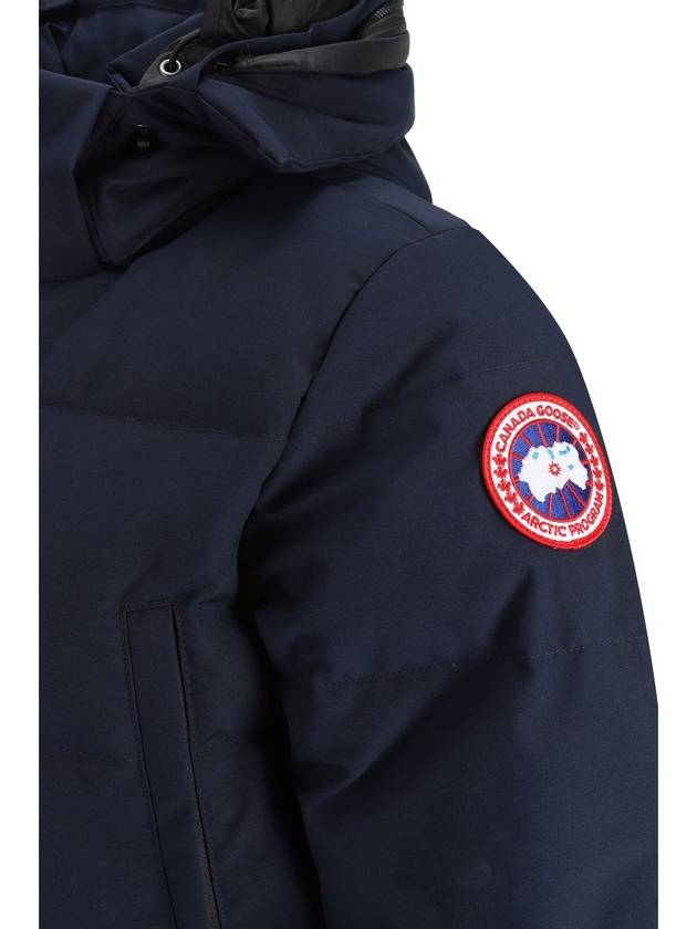 Wyndham Logo Patch Padding Navy - CANADA GOOSE - BALAAN 5