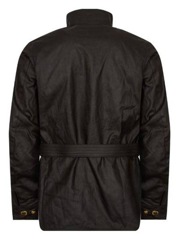 Men's International Original Wax Belt Jacket Black - BARBOUR - BALAAN 3