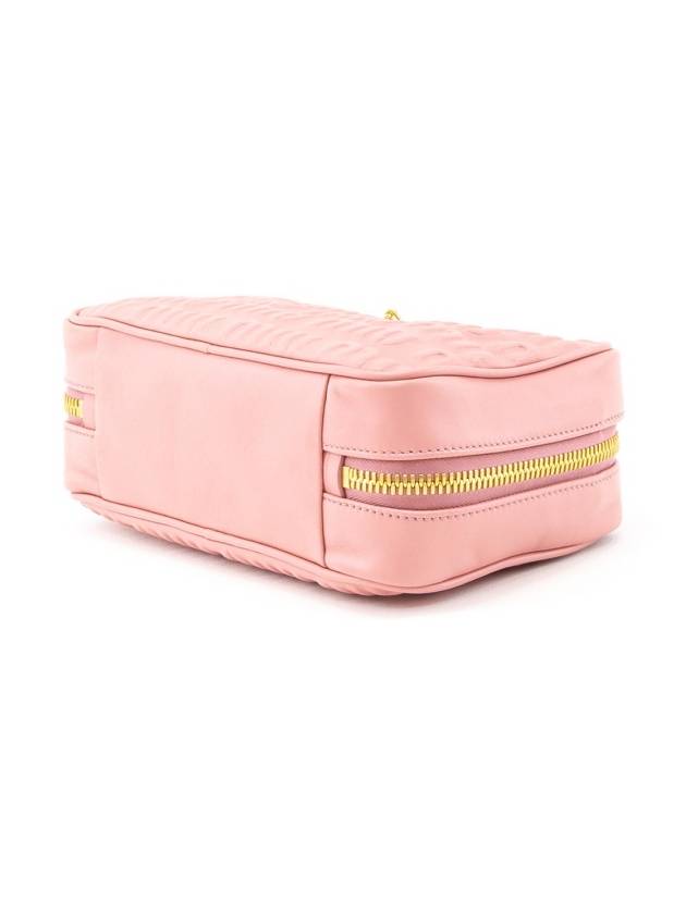 Logo Embossed Chain Shoulder Bag Pink - MIU MIU - BALAAN 5