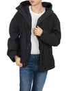 Hodded Mid-Layer Hooded Jacket Granit Black - TEN C - BALAAN 7