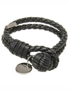 Intrecciato Double Weaving Bracelet Black - BOTTEGA VENETA - BALAAN 2