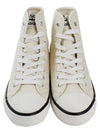 Women's Benkeenh High Top Sneakers Chalk - ISABEL MARANT - BALAAN 4