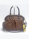 Louis Vuitton Brown Canvas Damier Trevi PM Shoulder Bag N51997 - LOUIS VUITTON - BALAAN 1