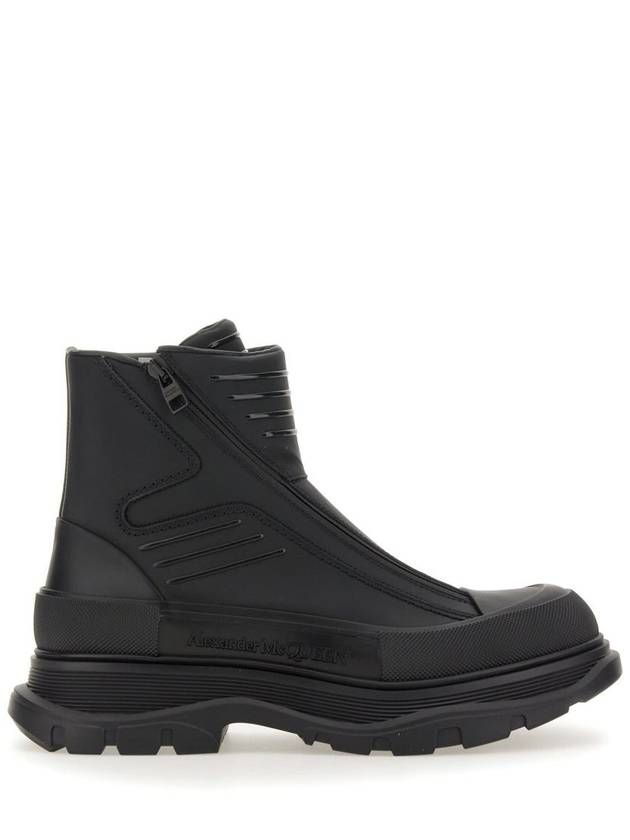 Tread Slick Moto Ankle Boots Black - ALEXANDER MCQUEEN - BALAAN 2