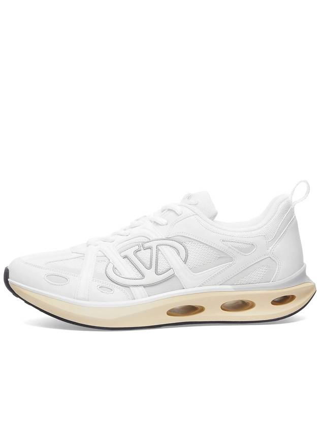 V Logo Low Top Sneakers White - VALENTINO - BALAAN 2