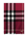 Tonal Wool Cashmere Scarf Red - BURBERRY - BALAAN 2