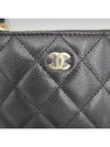 Half Wallet Women s Zipper Card Classic Caviar Black Gold AP3999 - CHANEL - BALAAN 9