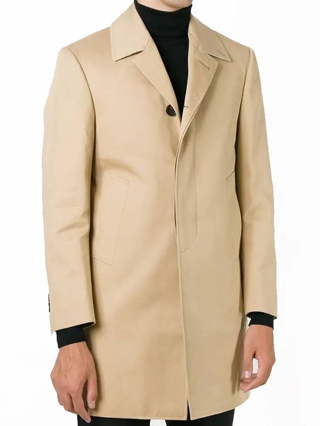 Men's Mackintosh Bal Collar Classic Single Coat Khaki - THOM BROWNE - BALAAN 3