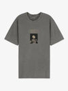 CP Company Printed Crew Neck Short Sleeve T Shirt Gray 14CMTS340A006496N920 - CP COMPANY - BALAAN 1