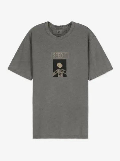 Seed 1 Canapa Jersey Graphic Short Sleeve T-Shirt Grey - CP COMPANY - BALAAN 2