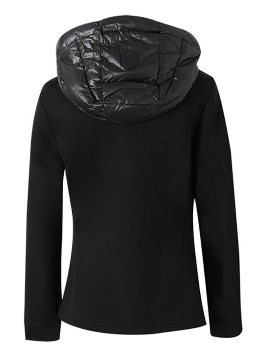 Women's DELLAZ DellaZ Knit Mix Padded Cardigan Black - MACKAGE - BALAAN 2