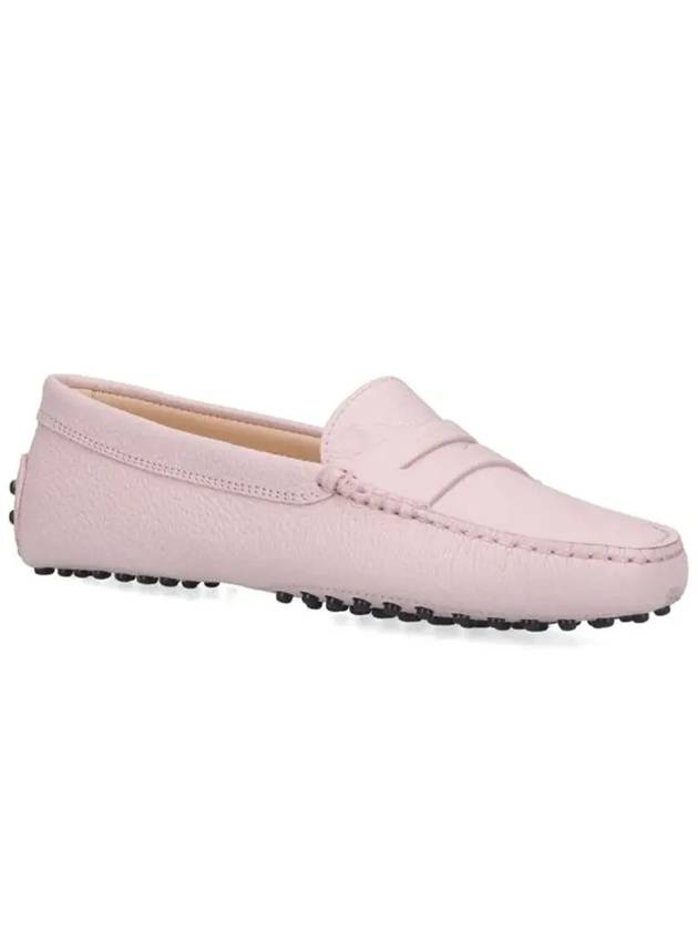 Women's Gommino Leather Driving Shoes Pink - TOD'S - BALAAN 3