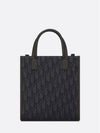 Safari North South Oblique Jacquard Tote Bag Black - DIOR - BALAAN 3