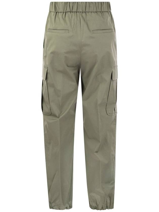 Stretch cotton cargo trousers - PESERICO - BALAAN 2