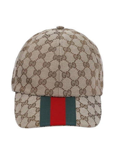 Original GG Base Ball Cap Beige Ebony - GUCCI - BALAAN 1