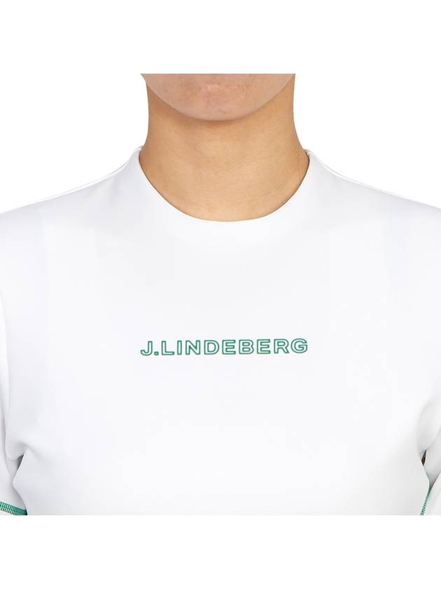 Kim short sleeve t-shirt white - J.LINDEBERG - BALAAN 7