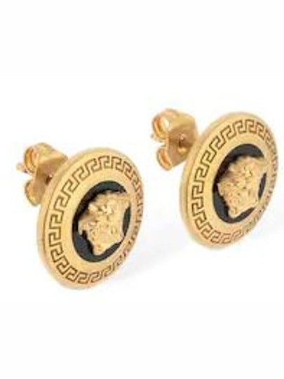 MEDUSA Enamel Stud Earrings - VERSACE - BALAAN 2