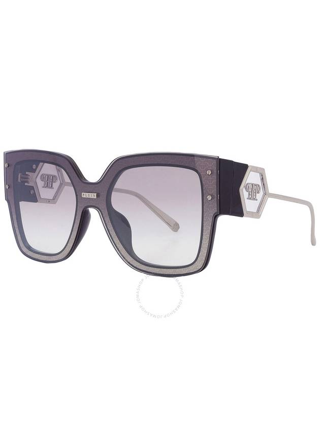 Philipp Plein Silver Mirror Square Ladies Sunglasses SPP041M Z42X 99 - PHILIPP PLEIN - BALAAN 3