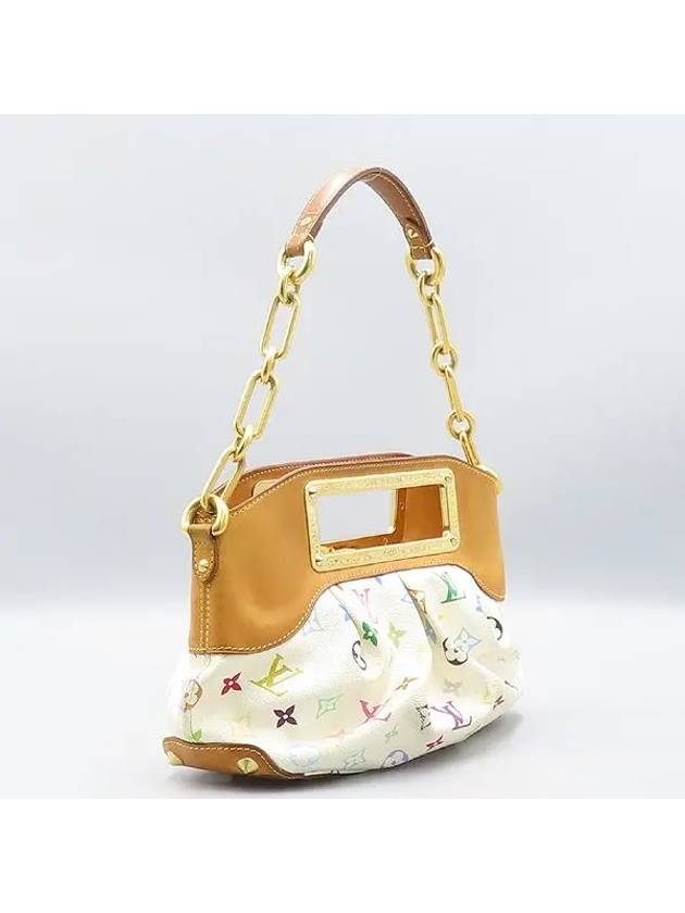 M40257 Monogram Multi White Judy PM Tote Bag Shoulder Strap 2WAY - LOUIS VUITTON - BALAAN 3