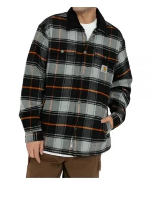 Baris Plaid Flannel Jacket Grey - CARHARTT WIP - BALAAN 2