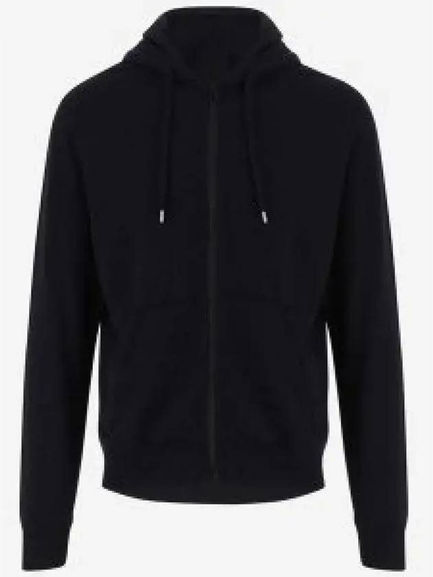 Light Fleece Zip Up Hoodie Black - CP COMPANY - BALAAN 2