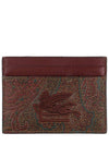 Paisley Card Wallet Brown - ETRO - BALAAN 2