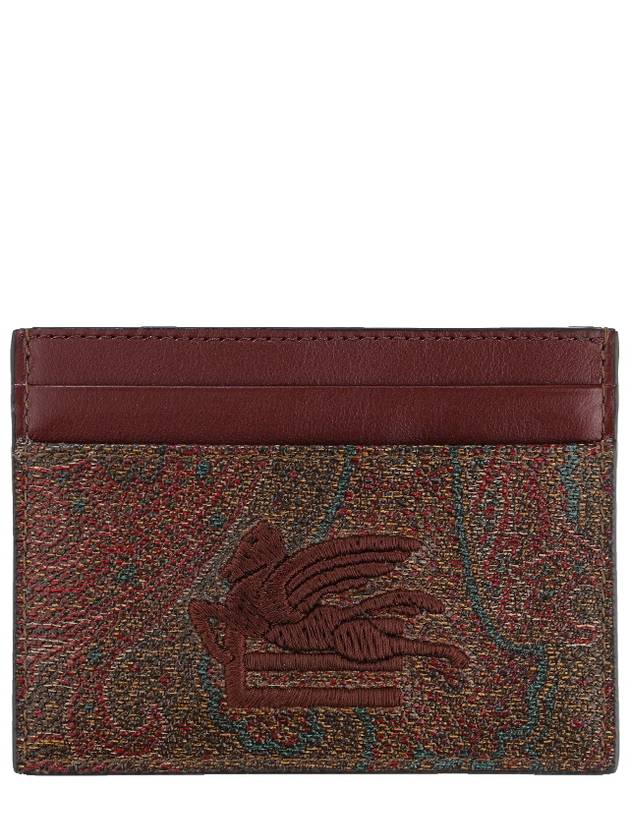 Paisley Card Wallet Brown - ETRO - BALAAN 2