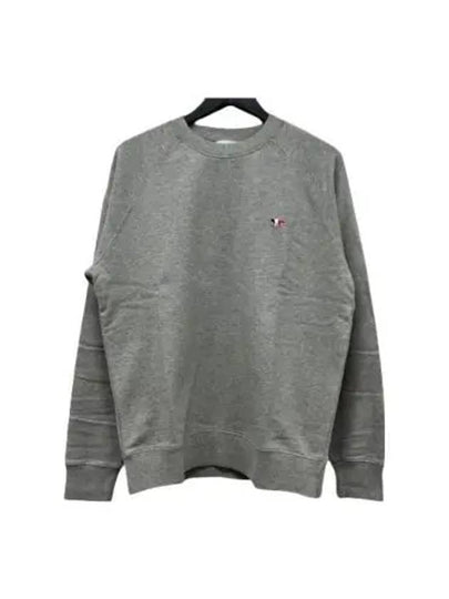 Tricolor Fox Patch Sweatshirt Gray Melange - MAISON KITSUNE - BALAAN 2